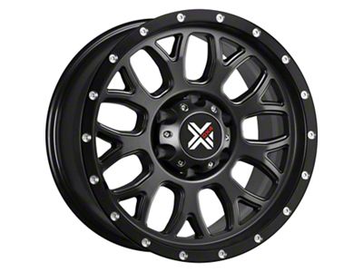DX4 Wheels GEAR Flat Black 6-Lug Wheel; 16x8.5; 18mm Offset (03-09 4Runner)