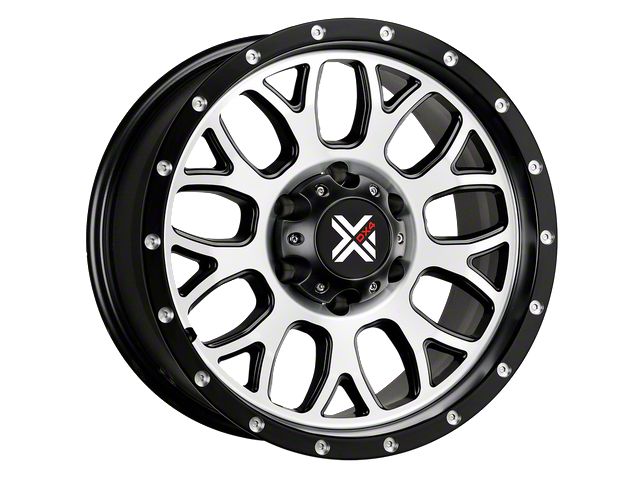 DX4 Wheels GEAR Flat Black Machined 6-Lug Wheel; 16x8.5; -6mm Offset (16-23 Tacoma)