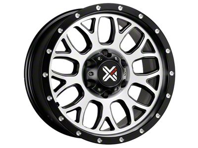 DX4 Wheels GEAR Flat Black Machined 6-Lug Wheel; 16x8.5; -6mm Offset (05-15 Tacoma)