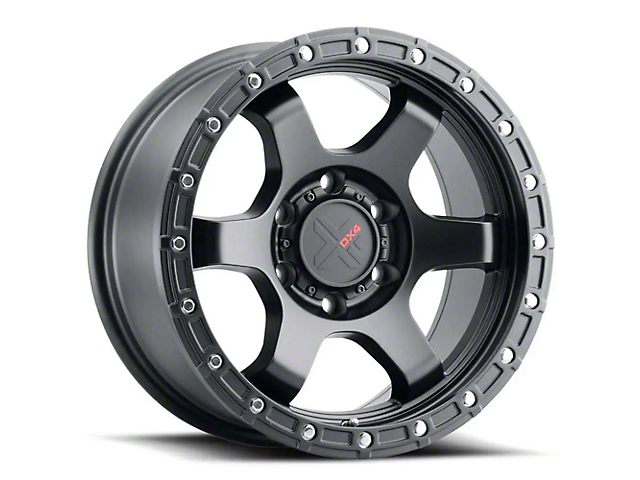 DX4 Wheels NITRO Flat Black 6-Lug Wheel; 16x8; 0mm Offset (21-23 Bronco, Excluding Raptor)