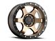 DX4 Wheels NITRO Frozen Bronze with Black Lip 6-Lug Wheel; 16x8; 0mm Offset (10-24 4Runner)