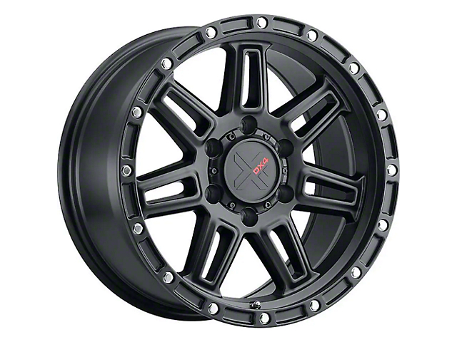 DX4 Wheels REBEL Flat Black 6-Lug Wheel; 16x8; 10mm Offset (16-23 Tacoma)