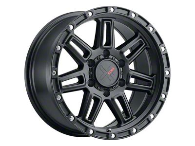 DX4 Wheels REBEL Flat Black 6-Lug Wheel; 16x8; -6mm Offset (10-23 4Runner)