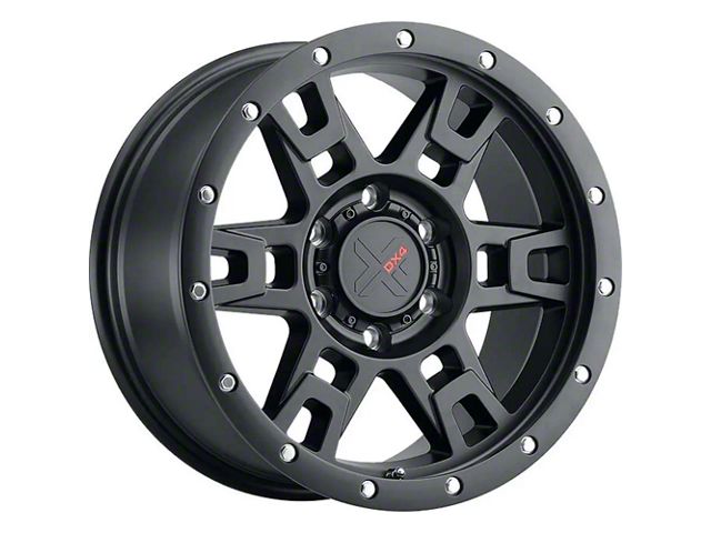 DX4 Wheels TERRAIN Flat Black 6-Lug Wheel; 16x8; 10mm Offset (03-09 4Runner)