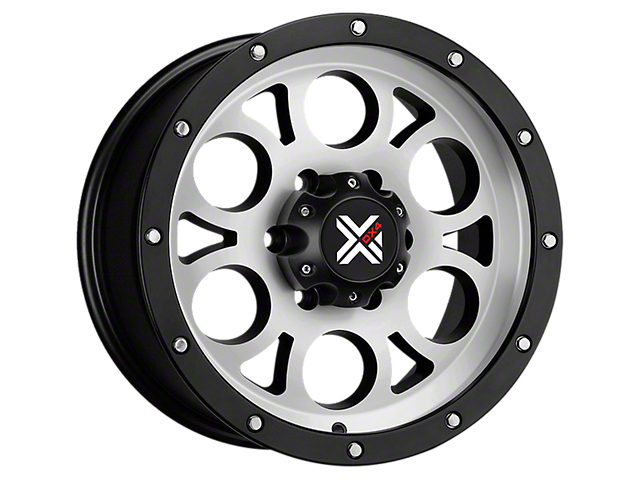 DX4 Wheels TUFF Flat Black Machined 6-Lug Wheel; 16x8.5; -6mm Offset (05-15 Tacoma)