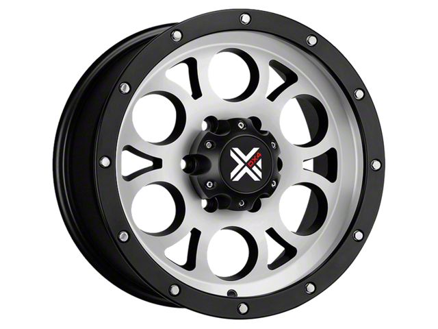 DX4 Wheels TUFF Flat Black Machined 6-Lug Wheel; 16x8.5; -6mm Offset (10-24 4Runner)