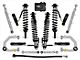 ICON Vehicle Dynamics 3 to 4-Inch Suspension Lift System with Billet Upper Control Arms; Stage 8 (21-24 Bronco w/o Sasquatch Package, Excluding Raptor)