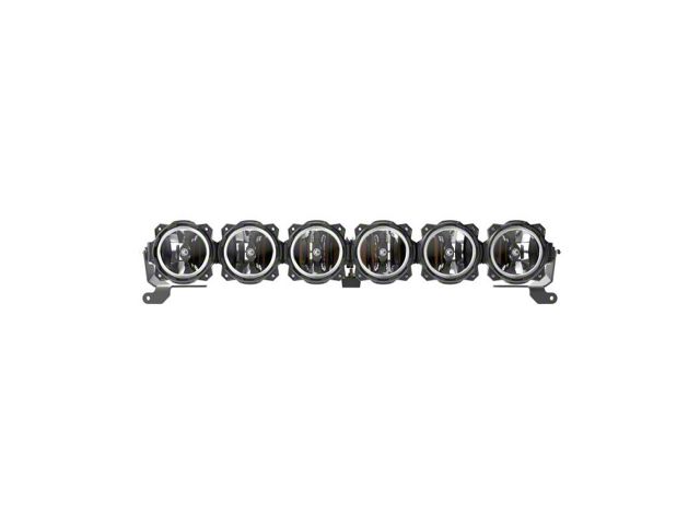 KC HiLiTES 39-Inch Gravity Pro6 LED Light Bar with Bumper Mounting Brackets (21-24 Bronco w/ Modular Front Bumper)