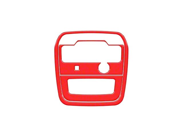 Overhead Switch Accent Trim; Race Red (21-24 Bronco)