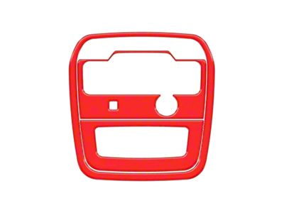 Overhead Switch Accent Trim; Race Red (21-23 Bronco)