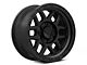 KMC Mesa Satin Black with Gloss Black Lip 6-Lug Wheel; 20x9; 18mm Offset (21-24 Bronco, Excluding Raptor)