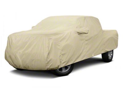 Covercraft Custom Car Covers Flannel Car Cover; Tan (21-24 Bronco 4-Door w/ Soft Top, Excluding Raptor)