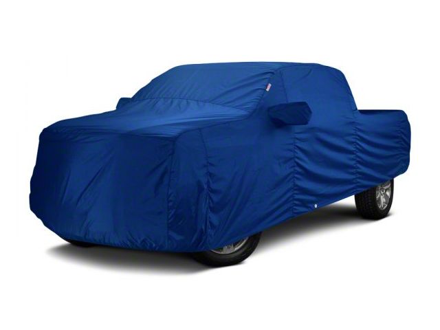 Covercraft Custom Car Covers Sunbrella Car Cover; Pacific Blue (21-24 Bronco 4-Door w/ Soft Top, Excluding Raptor)