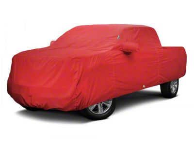 Covercraft Custom Car Covers WeatherShield HP Car Cover; Red (21-23 Bronco 4-Door w/ Soft Top, Excluding Raptor)