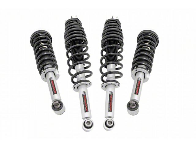 Rough Country 2-Inch Suspension Lift Kit with Premium N3 Struts and Shocks (21-24 Bronco w/o Sasquatch Package, Excluding Badlands, First Edition, Raptor & Wildtrack)