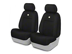 Covercraft Carhartt Super Dux PrecisionFit Custom Front Row Seat Covers; Black (21-23 Bronco 4-Door w/ Leather Seats)