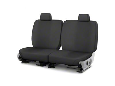 Covercraft Seat Saver Polycotton Custom Second Row Seat Cover; Charcoal (21-24 Bronco 2-Door)