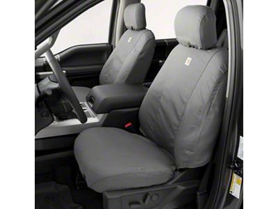 Covercraft SeatSaver Front Row Seat Covers; Carhartt Gravel (21-24 Bronco 2-Door)