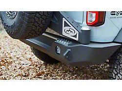 Expedition One Trail Series Rear Bumper with Smooth Motion Tire Carrier System; Textured Black (21-24 Bronco, Excluding Raptor)