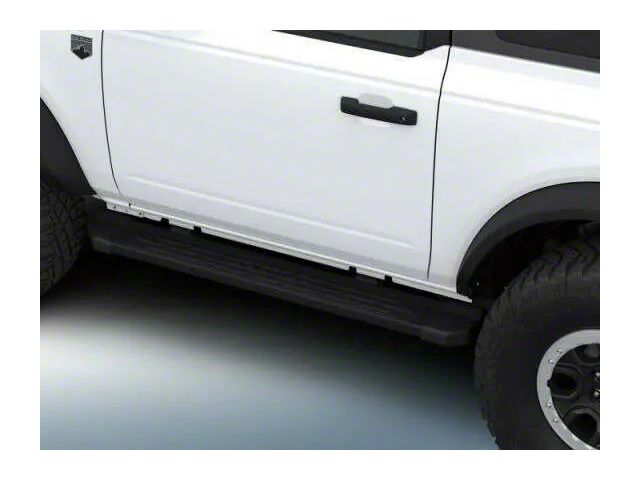 Ford Tube Side Step Bars; Black (21-24 Bronco 2-Door)