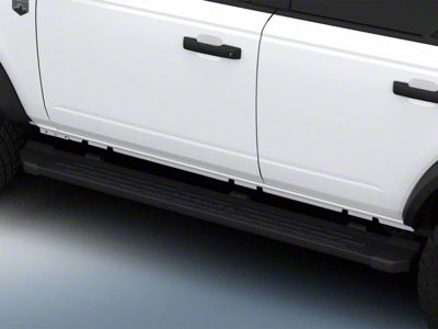 Ford Tube Side Step Bars; Black (21-24 Bronco 4-Door)