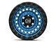 Black Rhino Sentinel Cobalt Blue with Black Ring 6-Lug Wheel; 17x8.5; -10mm Offset (21-24 Bronco, Excluding Raptor)
