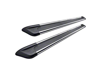 Sure-Grip Running Boards without Mounting Kit; Brite Aluminum (05-10 Jeep Grand Cherokee WK)