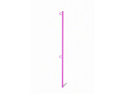 Steinjager 5-Foot Flag Pole Kit; Hot Pink (Universal; Some Adaptation May Be Required)