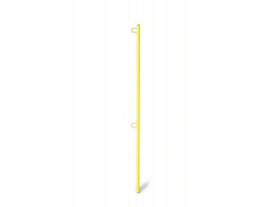 Steinjager 5-Foot Flag Pole Kit; Lemon Peel (Universal; Some Adaptation May Be Required)