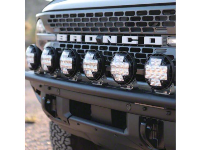 Nacho Offroad Technology Bumper Light Kit; Amber/White (21-24 Bronco w/ Modular Front Bumper)
