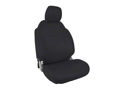 PRP Front Seat Covers; All Black (21-24 Bronco 4-Door)