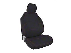 PRP Front Seat Covers; Black and Red (21-23 Bronco 4-Door)