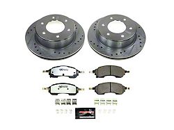 PowerStop Z36 Extreme Truck and Tow 6-Lug Brake Rotor and Pad Kit; Rear (21-23 Bronco, Excluding Raptor)