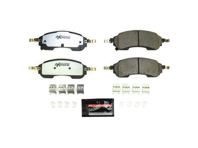 PowerStop Z36 Extreme Truck and Tow Carbon-Fiber Ceramic Brake Pads; Rear Pair (21-24 Bronco, Excluding Raptor)