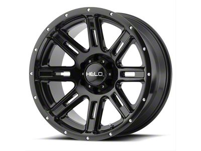 HELO HE900 Gloss Black 6-Lug Wheel; 17x9; -12mm Offset (22-24 Bronco Raptor)