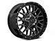XD Snare Gloss Black with Gray Tint 6-Lug Wheel; 20x9; 18mm Offset (22-24 Bronco Raptor)