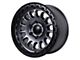 Tremor Wheels 104 Aftershock Graphite Grey with Black Lip 6-Lug Wheel; 17x8.5; 0mm Offset (22-24 Bronco Raptor)