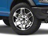 Carroll Shelby Wheels CS45 Chrome Powder with Black Inserts 6-Lug Wheel; 20x9; 12mm Offset (22-26 Bronco Raptor)