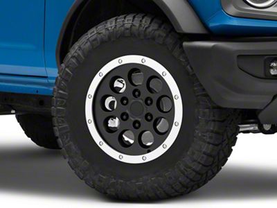 American Trucks Wheels Gen1 Raptor Beadlock Style Matte Black 6-Lug Wheel; 17x8.5; 34mm Offset (22-23 Bronco Raptor)