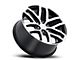 Voxx Replica GEN2 Raptor Style Gloss Black Machined 6-Lug Wheel; 20x9; 25mm Offset (22-24 Bronco Raptor)