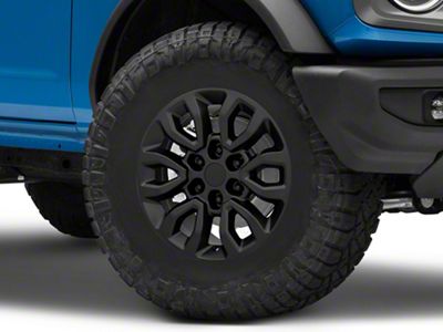 American Trucks Wheels Gen2 Raptor Style Matte Black 6-Lug Wheel; 17x8.5; 34mm Offset (22-23 Bronco Raptor)