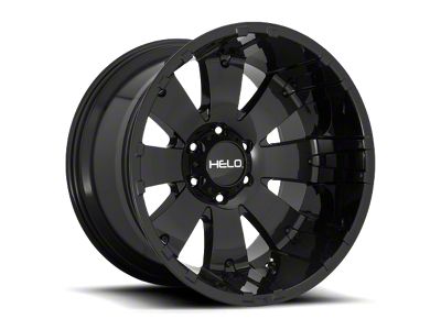 HELO HE917 Gloss Black 6-Lug Wheel; 20x10; -18mm Offset (22-24 Bronco Raptor)