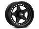 Rovos Wheels Hoek Matte Black 6-Lug Wheel; 17x9; -6mm Offset (22-24 Bronco Raptor)