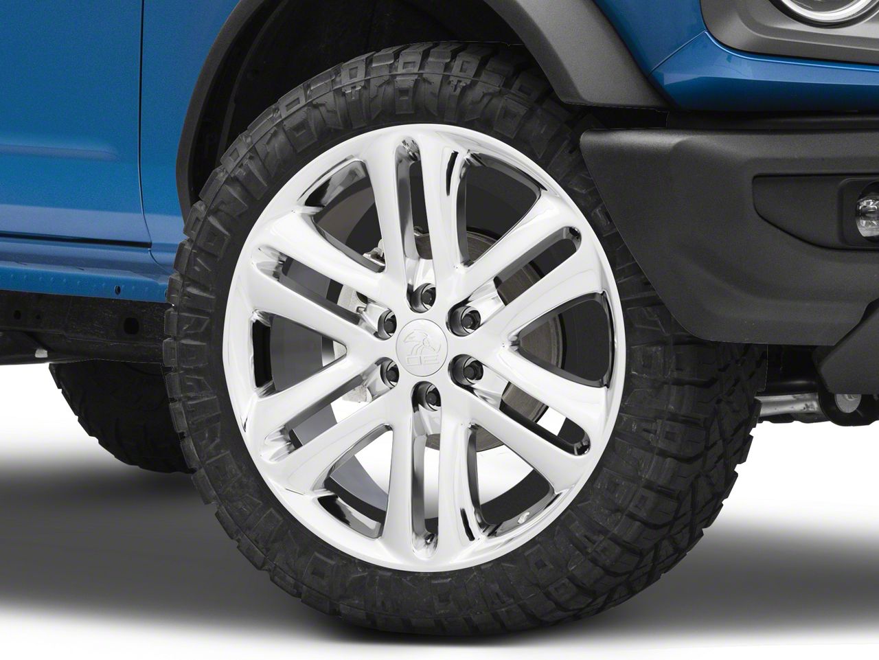 Bronco Limited Style Chrome 6-Lug Wheel; 22x9; 44mm Offset (22-24 ...