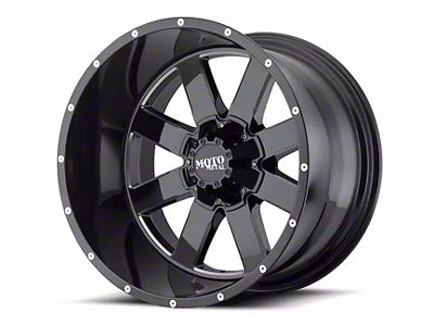 Moto Metal MO962 Gloss Black Milled 6-Lug Wheel; 18x10; -24mm Offset (22-24 Bronco Raptor)