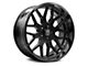 Thret Offroad Monarch Gloss Black 6-Lug Wheel; 20x10; -21mm Offset (22-24 Bronco Raptor)