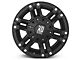 XD Monster II Matte Black 6-Lug Wheel; 17x9; -12mm Offset (22-24 Bronco Raptor)