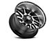 Xtreme Offroad NX-12 Midnight Black Milled 6-Lug Wheel; 17x9; 0mm Offset (22-24 Bronco Raptor)