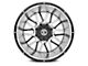 Xtreme Offroad NX-12 Midnight Black Milled 6-Lug Wheel; 20x9; 0mm Offset (22-24 Bronco Raptor)