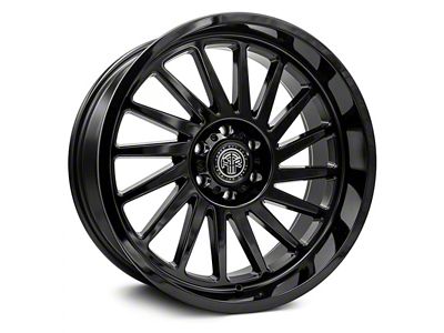 Thret Offroad Omega Gloss Black 6-Lug Wheel; 20x10; -21mm Offset (22-23 Bronco Raptor)